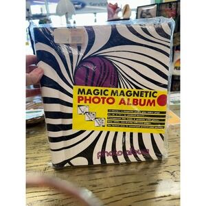 Vintage NOS Zebra Striped Photo Album